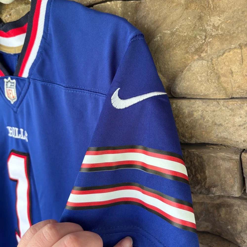Nike NFL Buffalo Bills Hall Jersey #1 Football Sportswear Kids Size S‎
